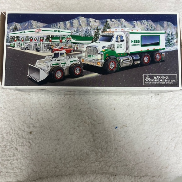 2008 Hess Truck and Front Loader New In Box - Picture 1 of 4